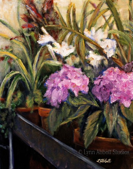 The Potter's Bench, © 2015, Lynn Abbott Studios. Used with permission.