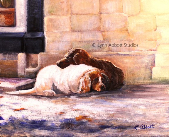 "I've Got Your Back," © Lynn Abbott Studios. Used with Permission.