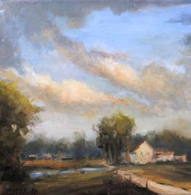 LynnAbbott_CloudWatchingatDaybreak_12x12Oil_forPortfolio