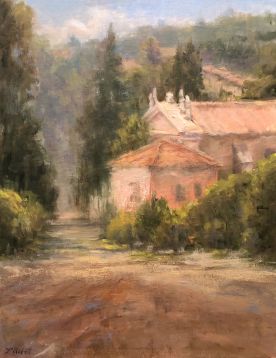 Along the Appian Way_14x18Oil_Lynn Abbott