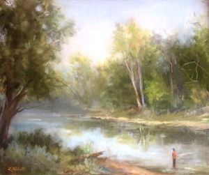 LynnAbbott_Morning on the Maury_24x30Oil